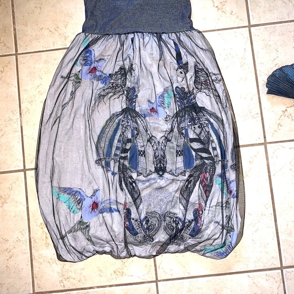 NWT Dress/Skirt combo comes with collar in the colour BLUE - Picture 4 of 16